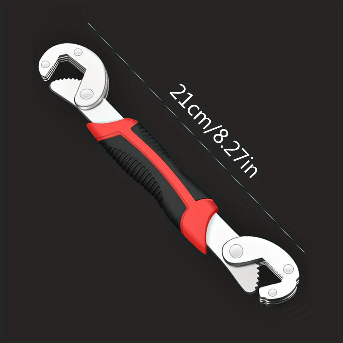 Adjustable wrench with multiple functions for indoor and outdoor repairs.