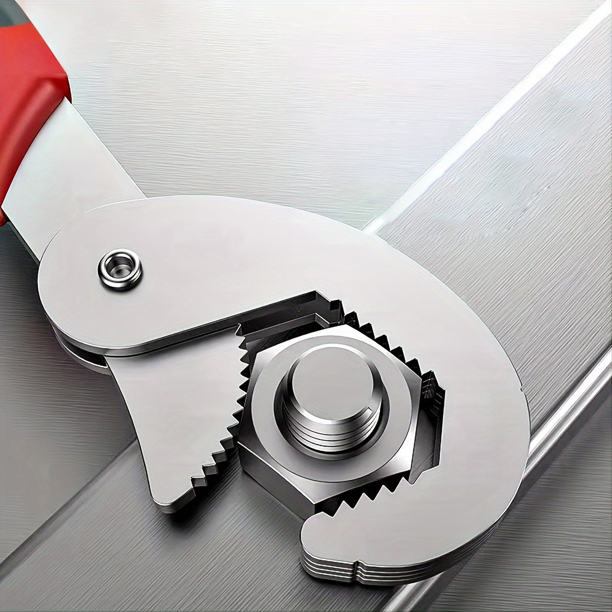 Adjustable wrench with multiple functions for indoor and outdoor repairs.