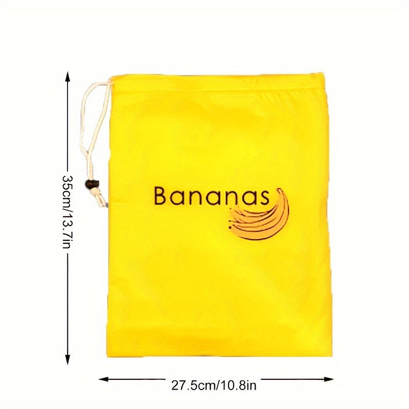 Ripening Bag for Bananas and Lettuce - Durable, Washable, and Food-Safe. Lightweight plastic storage bag perfect for preserving fresh produce. A must-have kitchen essential for keeping your bananas fresh.