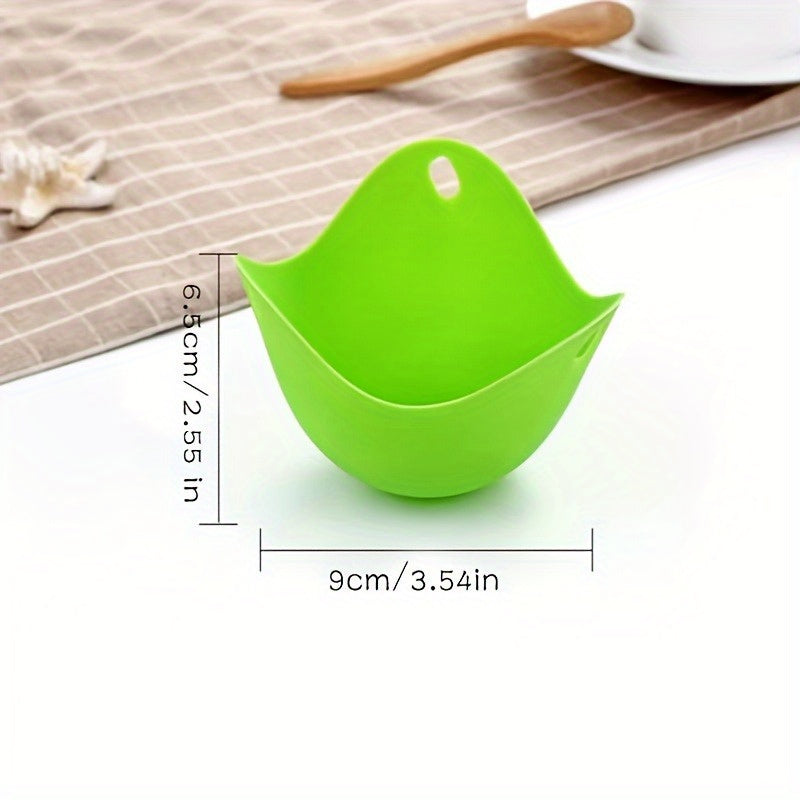 Silicone Egg Poacher Mold Set of 4, Multipurpose Kitchen Mold for Ice Cream, Pudding, Soap, Cake, and Egg Steaming, Ideal for Home and Restaurant Use, Essential Kitchen Gadgets and Accessories