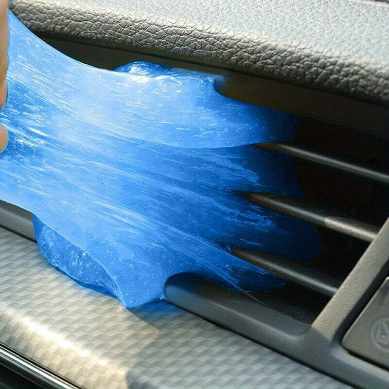 Clean your car, laptop keyboard, and home with dust cleaning gel mud clay.