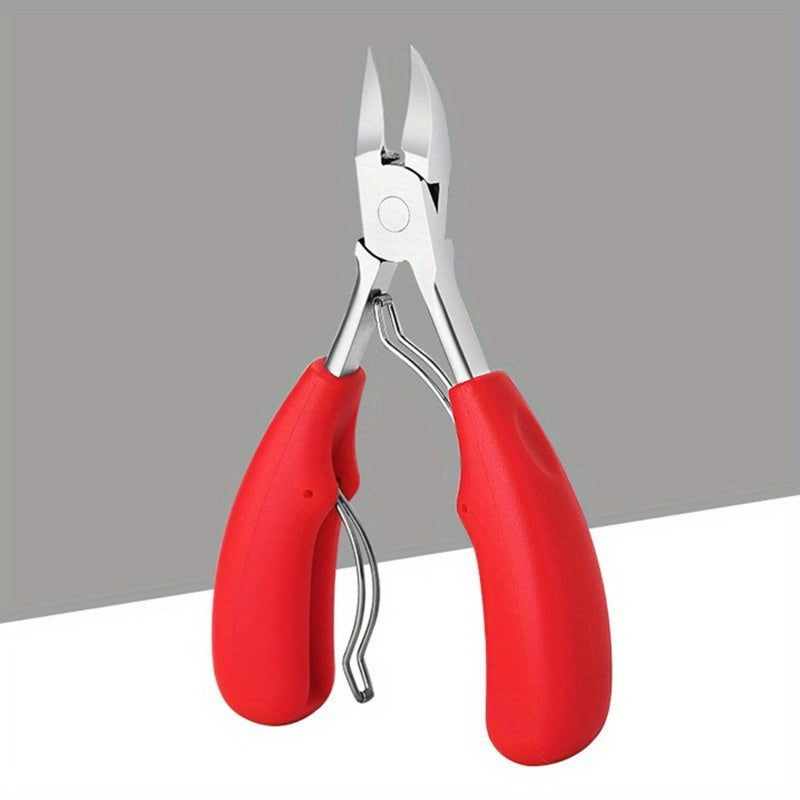 1PC nail clippers for thick or ingrown toenails with cutters and dead skin remover.