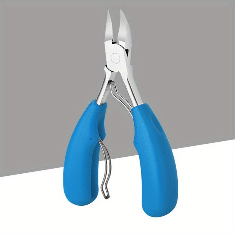 1PC nail clippers for thick or ingrown toenails with cutters and dead skin remover.