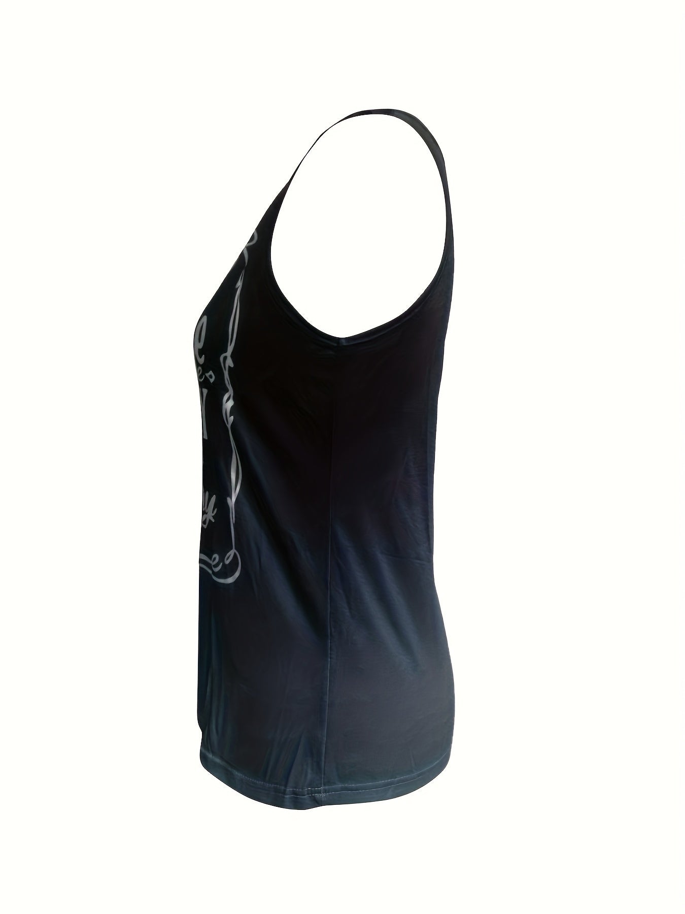 Women's printed sleeveless vest top, casual outerwear, lingerie, and underwear.