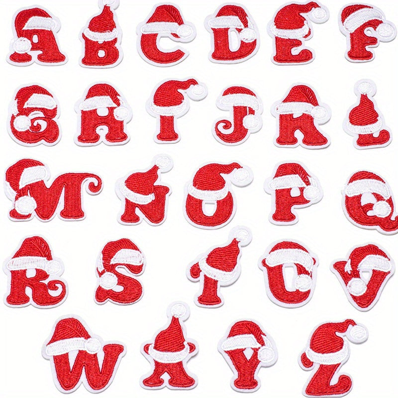 Get into the holiday spirit with our set of 26 Christmas Letter Embroidery Patches designed for girls. These iron-on or sew-on patches are perfect for clothes, hats, bags, and jeans. Choose from 26 different alphabets to personalize your items. Great for