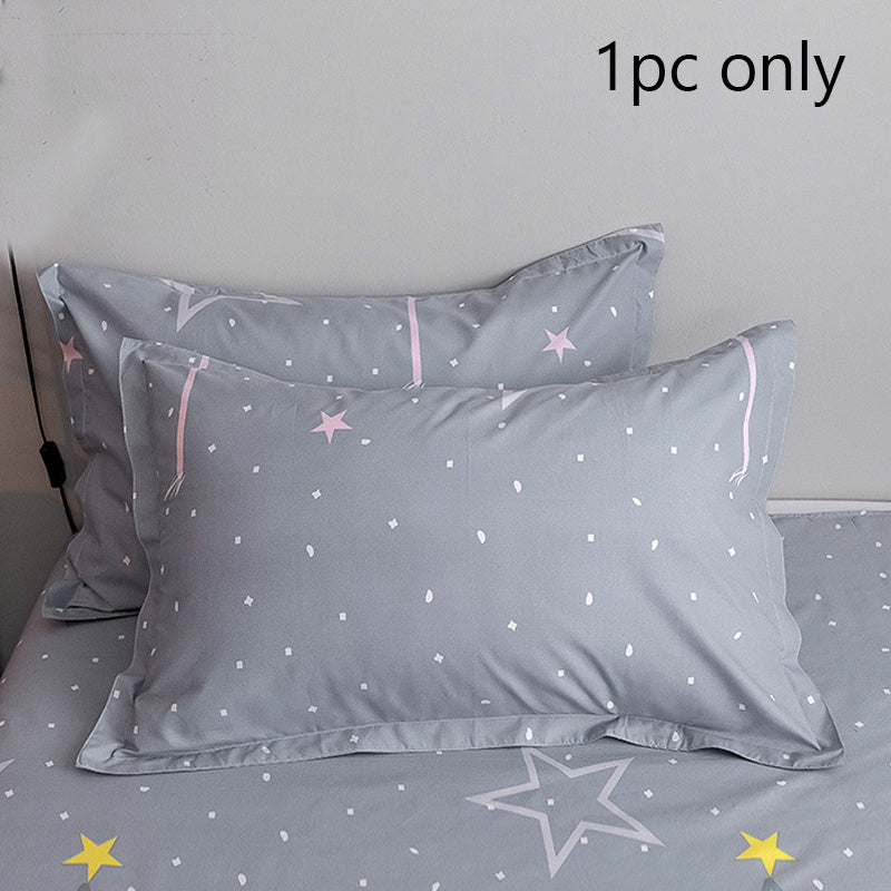 Luxurious Brushed Polyester Pillowcase featuring Stylish Crown, Avocado, Strawberry, and Star Designs - Resistant to Wrinkles, Fading, and Stains, with Envelope Closure - Size: 48.01x73.99cm