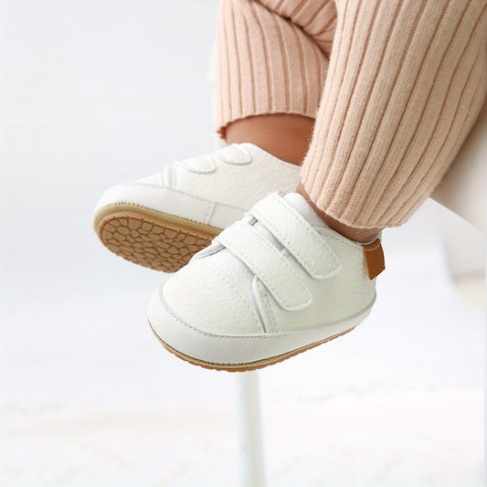 Lightweight slip-resistant sneakers for baby boys, perfect for indoor and outdoor walking in spring.