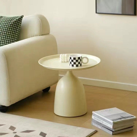 Sleek and stylish, this Nordic-inspired minimalist side table is the perfect addition to any small space. Its creative metal design brings a touch of modernity to your living room sofa or bedroom.