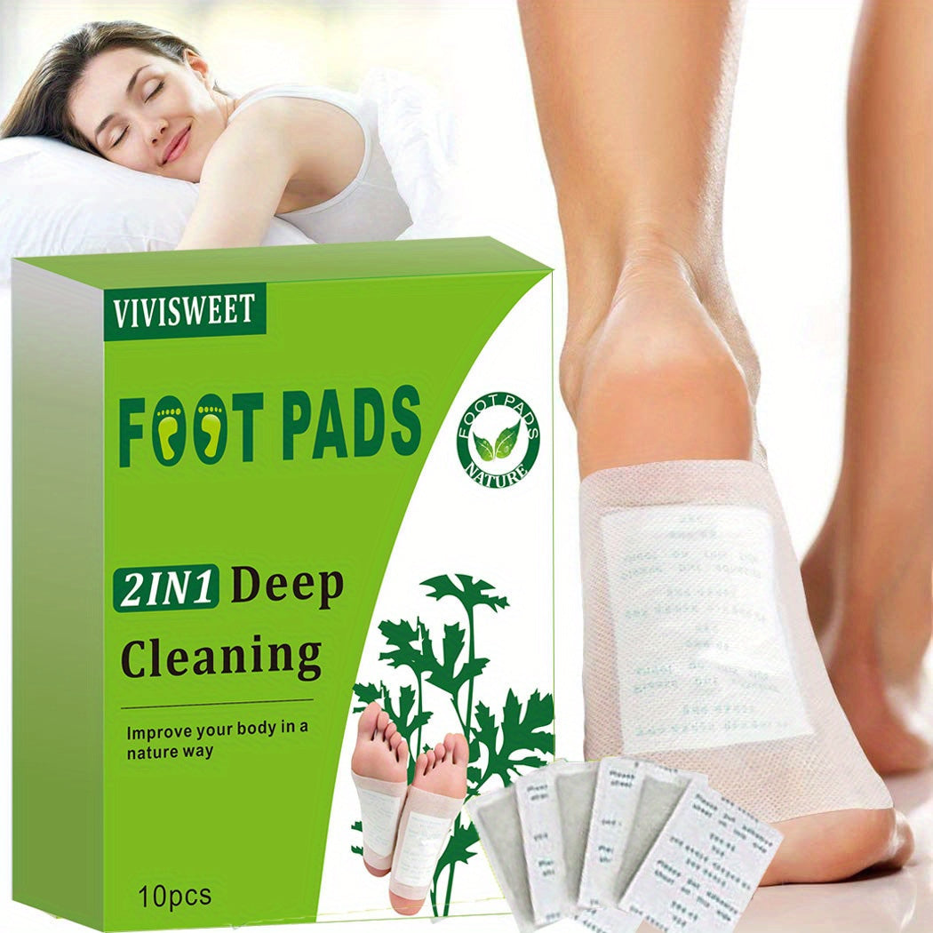 10/20pcs Foot Patch made with Natural ingredients for deep cleansing and foot care.