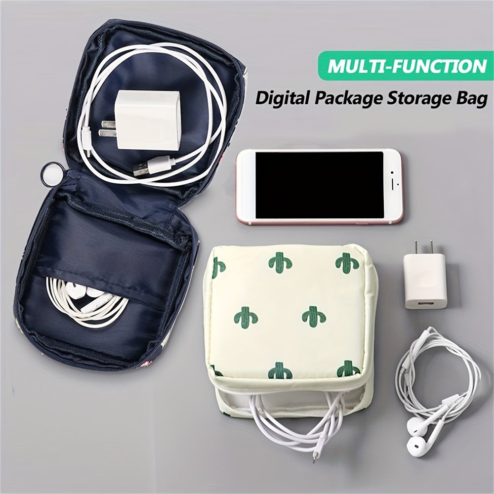 1pc Creative Simple Sanitary Towel Storage Bag, Multifunctional Travel Waterproof Bag, Cosmetic Organizer, Great Gift Option