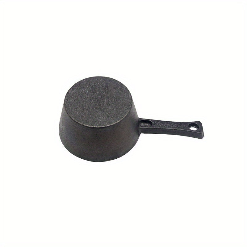 Multi-functional Mini Cast Iron Basting Pot - Already Seasoned, Durable for Grilling & Baking | Convenient Butter Warmer with Handle for Any Stovetop | Ideal for Home Cooks & Professional Kitchens