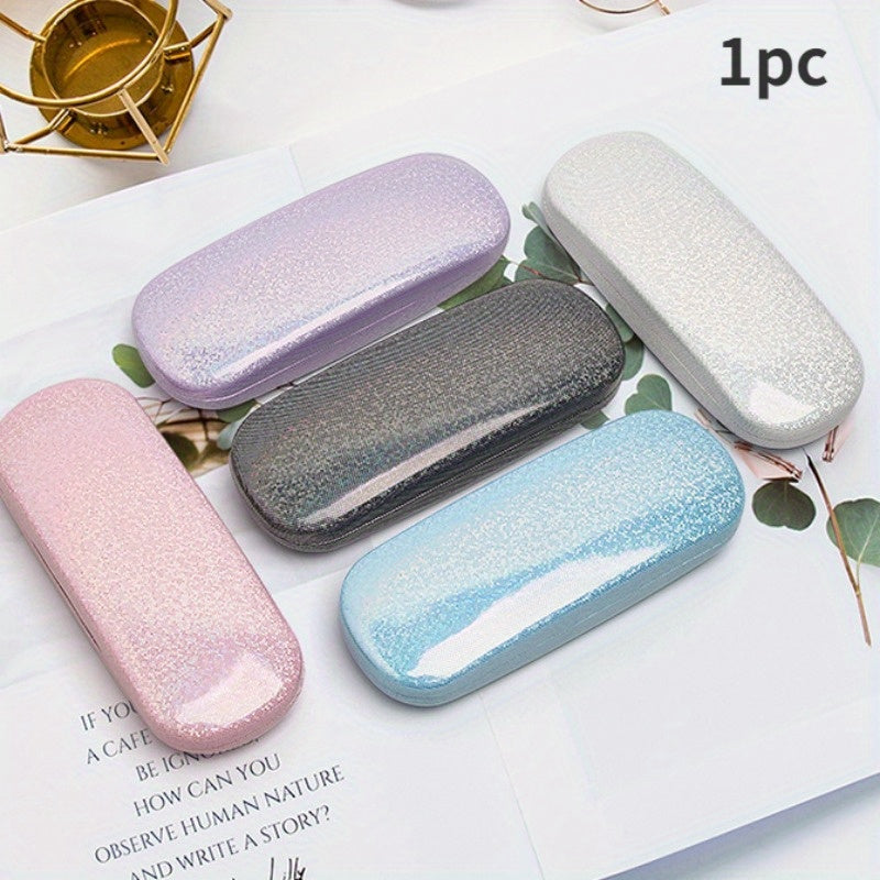 Trendy PU Leather Glasses Case for Sunglasses and Reading Glasses - Stylish and Portable Eyewear Holder