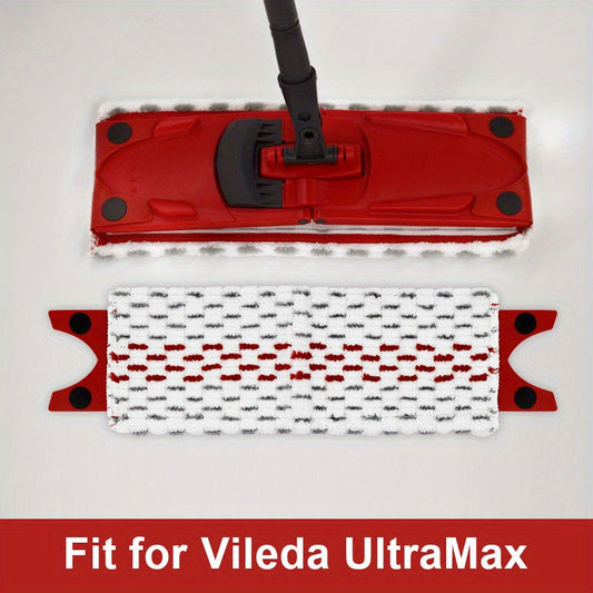 Essential Home Cleaning Combo: UltraMax/UltraMaT 2-in-1 Spray Mop Head & Flat Cloths with Ultra-Absorbent Microfiber Technology