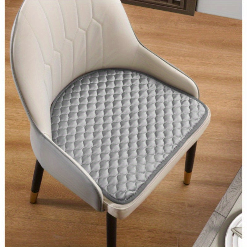 1pc Solid Color Chair Mat with Anti-slip and Anti-fouling properties, suitable for all seasons, ideal for home dining chairs.