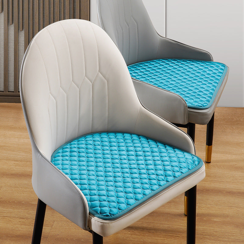 1pc Solid Color Chair Mat with Anti-slip and Anti-fouling properties, suitable for all seasons, ideal for home dining chairs.