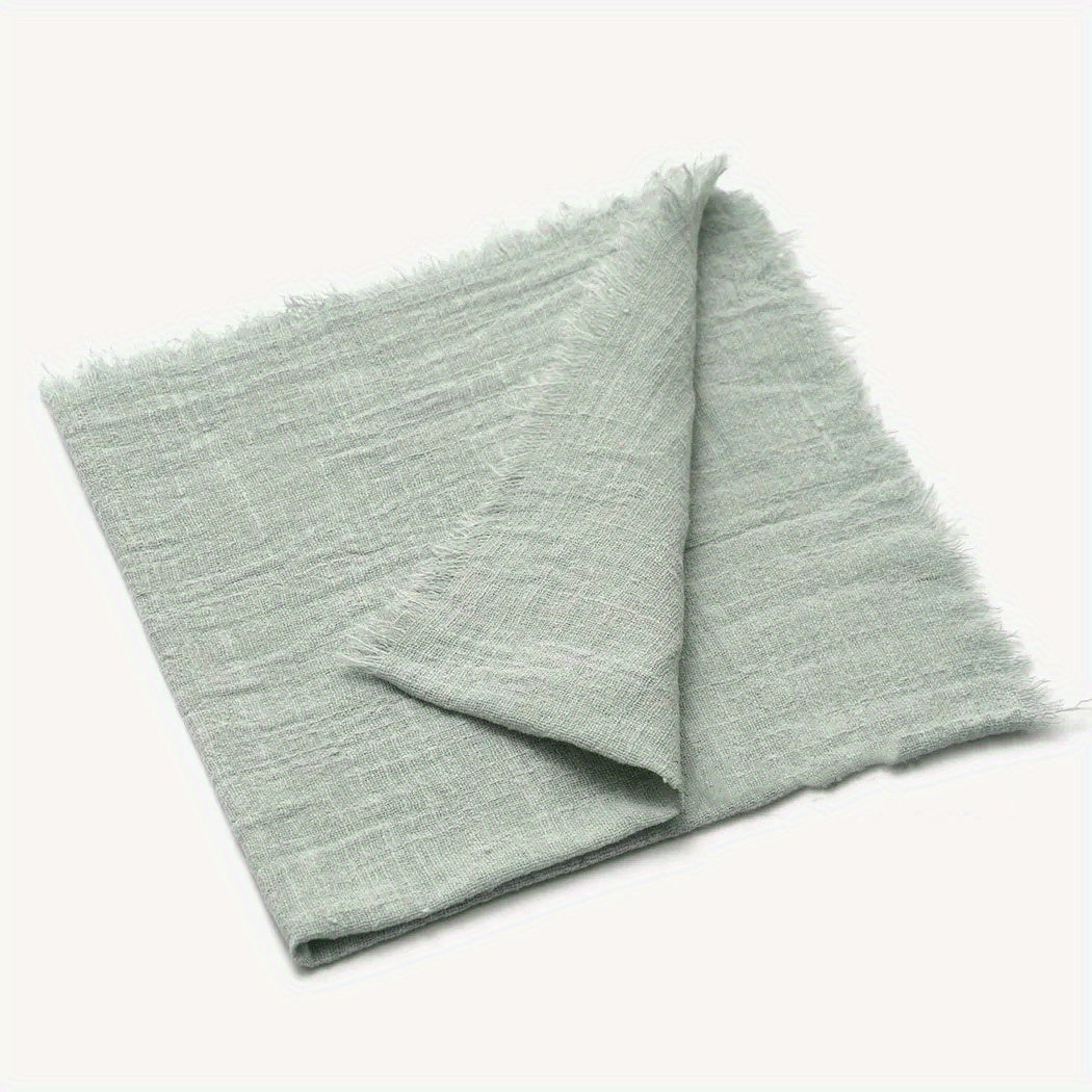 6 cotton cloth napkins (42*42cm) for wedding, gatherings, parties, and home decoration.