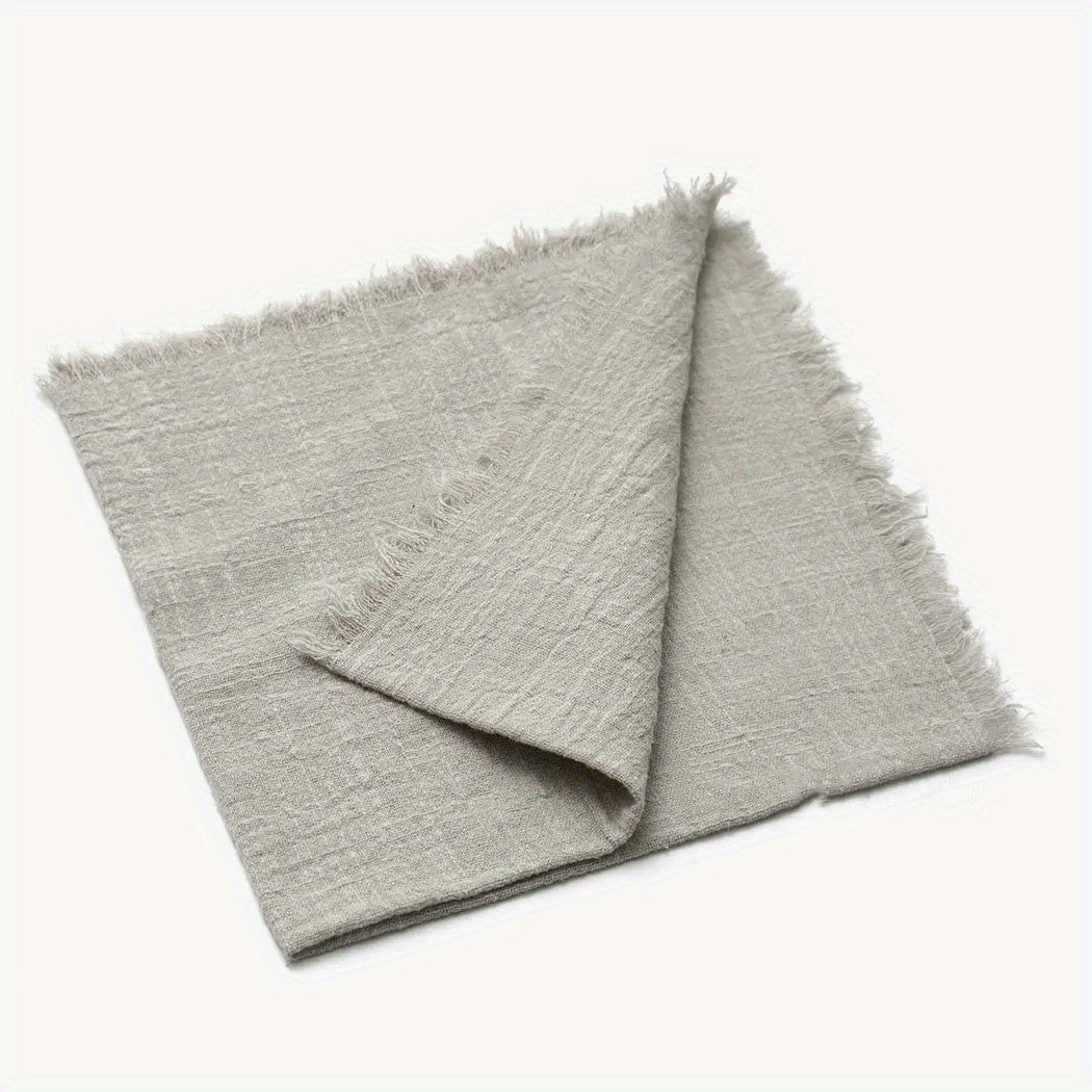 6 cotton cloth napkins (42*42cm) for wedding, gatherings, parties, and home decoration.