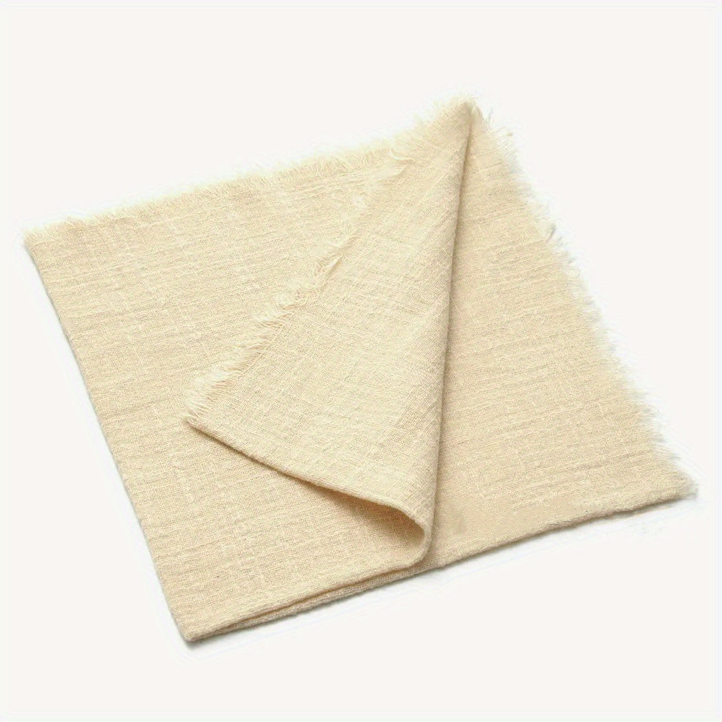 6 cotton cloth napkins (42*42cm) for wedding, gatherings, parties, and home decoration.