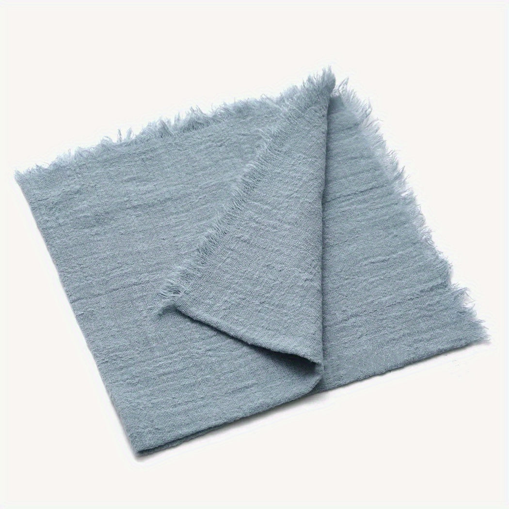 6 cotton cloth napkins (42*42cm) for wedding, gatherings, parties, and home decoration.