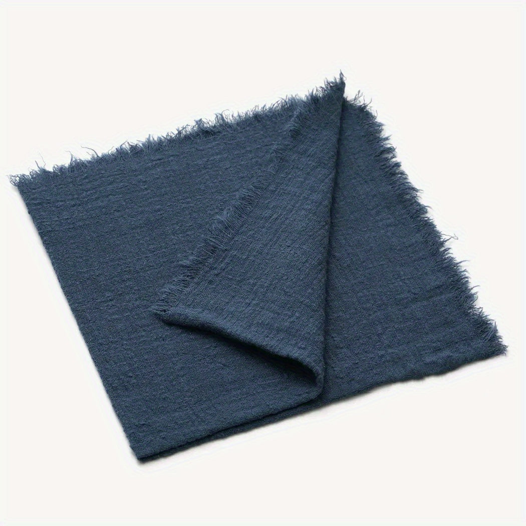 6 cotton cloth napkins (42*42cm) for wedding, gatherings, parties, and home decoration.