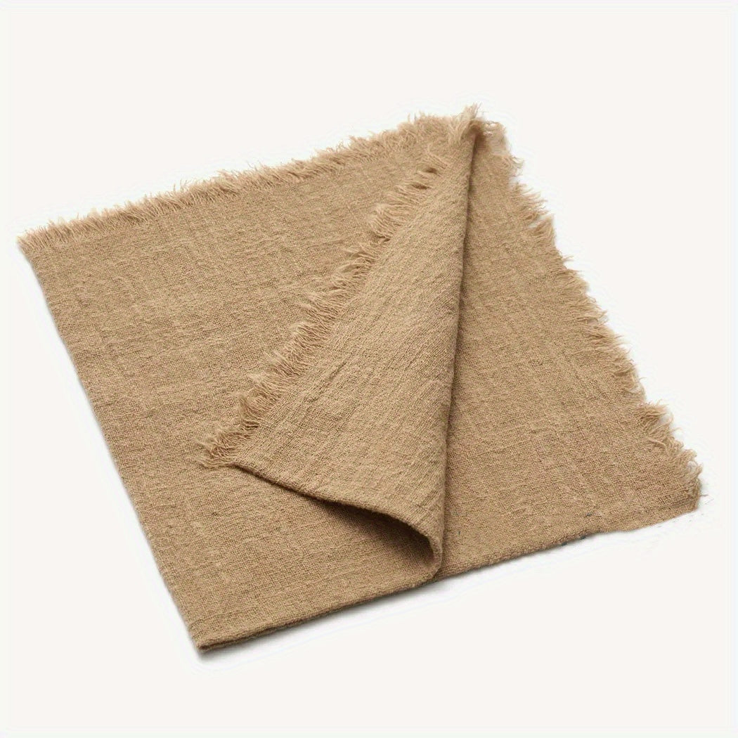 6 cotton cloth napkins (42*42cm) for wedding, gatherings, parties, and home decoration.