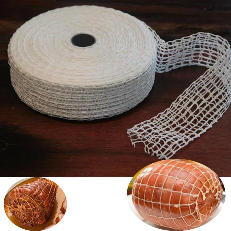 1 piece of 3-meter polyester meat net roll - a tool used for non-food contact sausage packaging for ham, hot dogs, loose racks, and binding hooves.