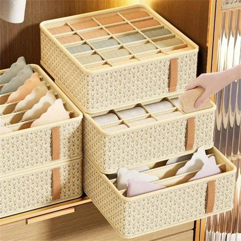 Storage Box for Underwear and Socks - Multifunctional Drawer Organizer for Household Organization