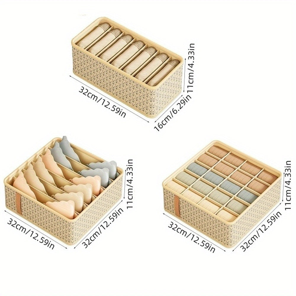 Storage Box for Underwear and Socks - Multifunctional Drawer Organizer for Household Organization