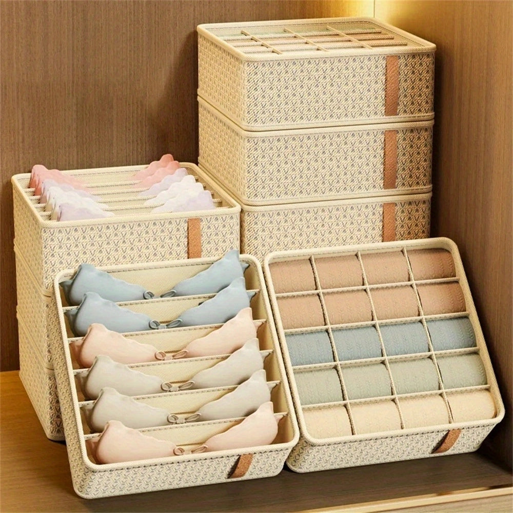 Storage Box for Underwear and Socks - Multifunctional Drawer Organizer for Household Organization