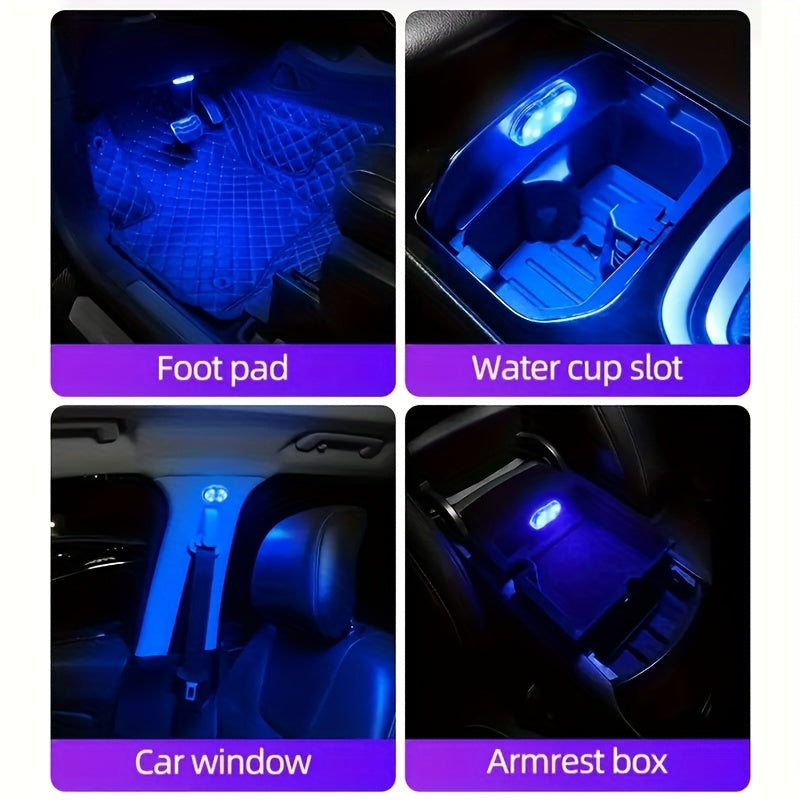 Enhance your vehicle with this rechargeable LED car touch light, great for use in cars, trucks, and vans.