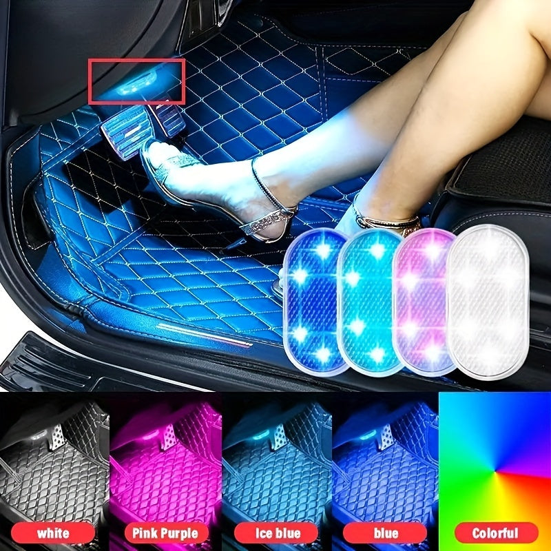 Enhance your vehicle with this rechargeable LED car touch light, great for use in cars, trucks, and vans.