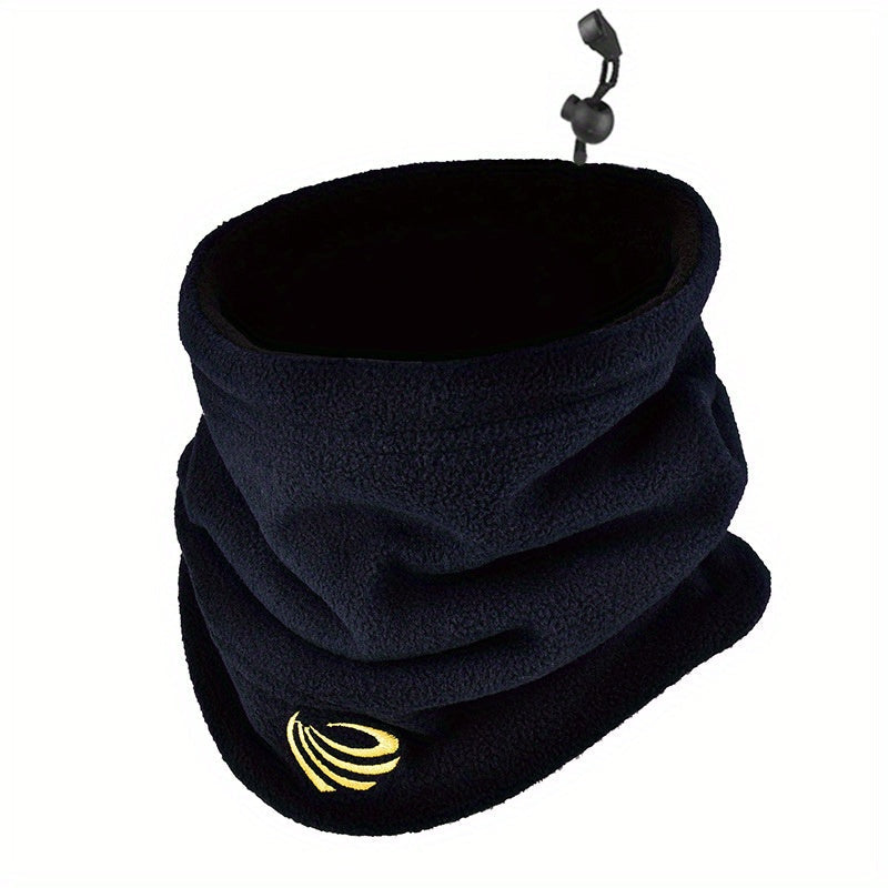 Ideal gift choice for outdoor cycling and skiing, this Coldproof Dual-use Fleece Scarf and Hat set is designed to keep you warm and cozy.