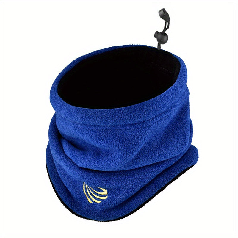 Ideal gift choice for outdoor cycling and skiing, this Coldproof Dual-use Fleece Scarf and Hat set is designed to keep you warm and cozy.