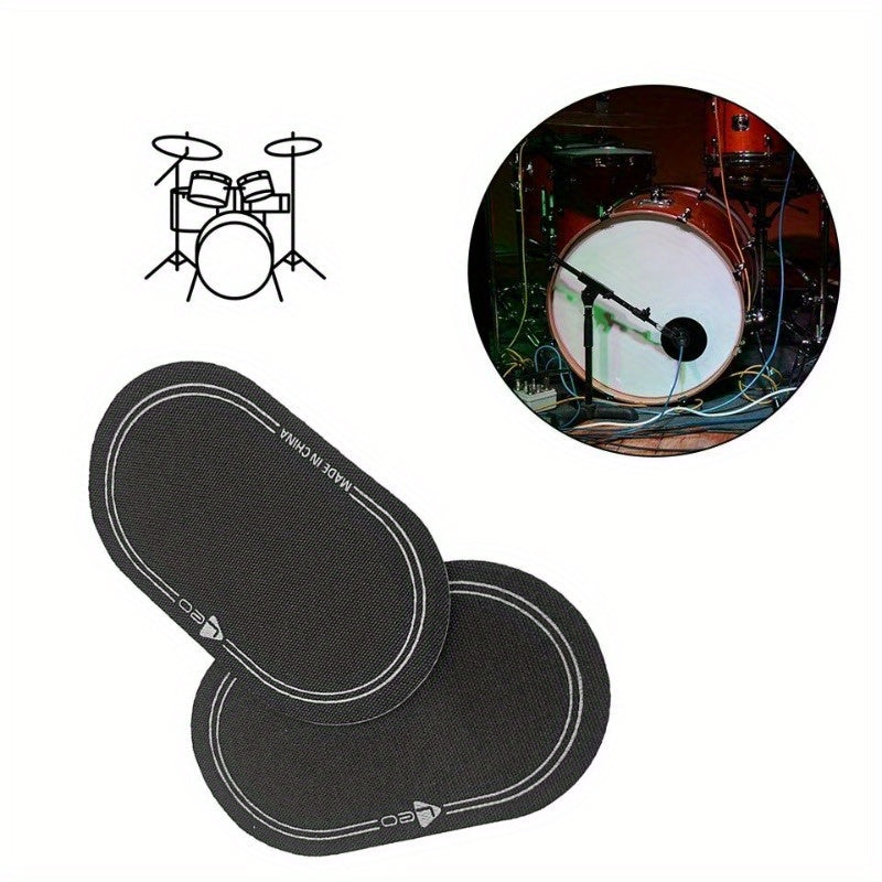 Bass Drum Protective Patches for Single/Double Pedal