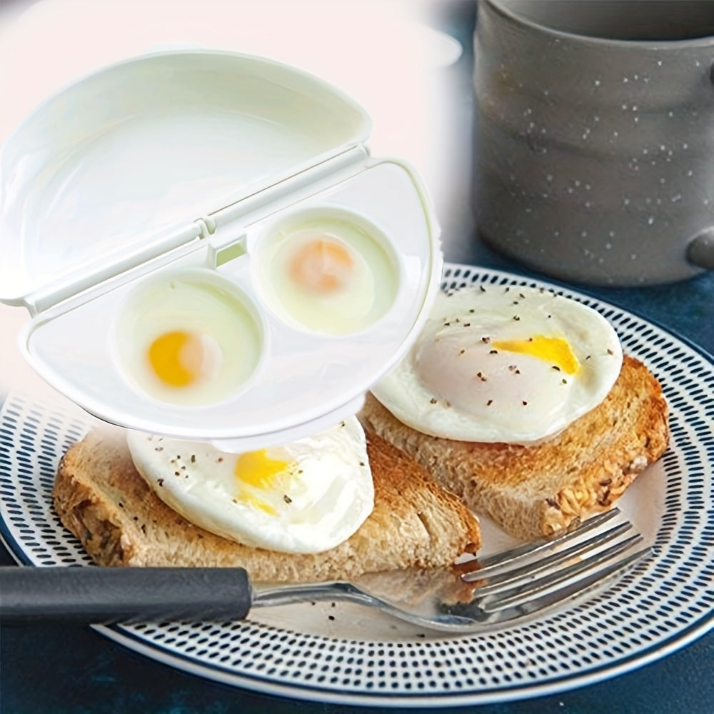 Microwave Oven Egg Steamer - An Egg Cooker, Poacher, and Baking Tool for DIY Egg Cooking in the Kitchen