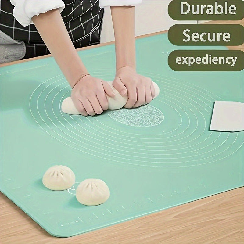 Premium silicone kneading mat, 70.0 x 50.04cm, non-stick, BPA-free, non-slip surface. Perfect for baking, pastry, pizza, cake making in kitchen or restaurant.