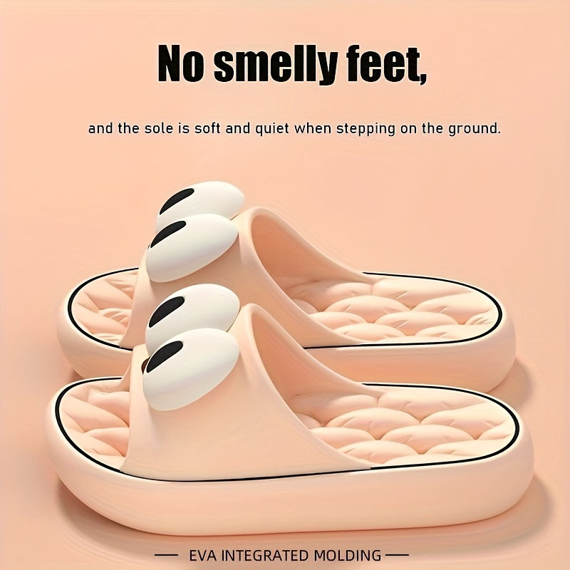 Kawaii cartoon EVA clogs - lightweight, soft soles, non-slip shower slides for summer indoor wear