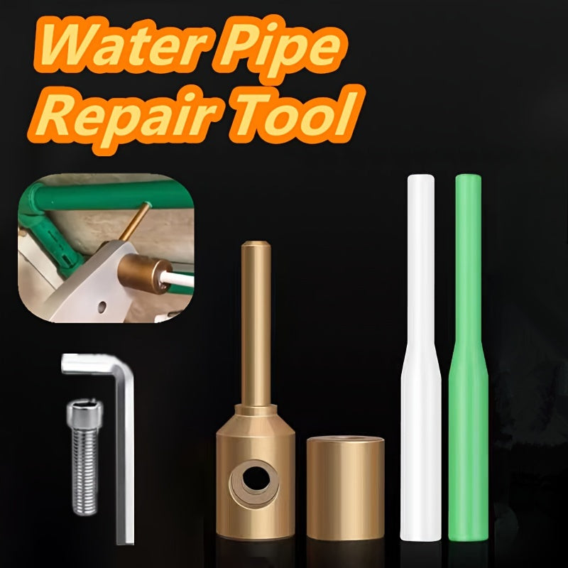 PPR Pipe Leak Repair Kit with Hot Melt Die for fast hole filling and plugging, made of durable metal.