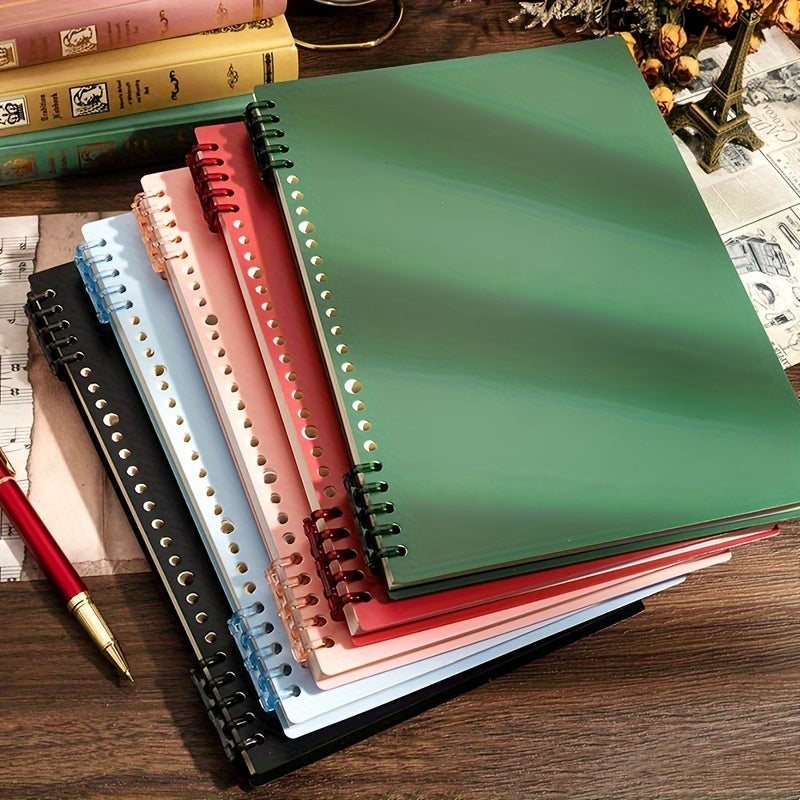 B5 staff notebook with 60 sheets, 120 pages, removable loose-leaf, for music notation.