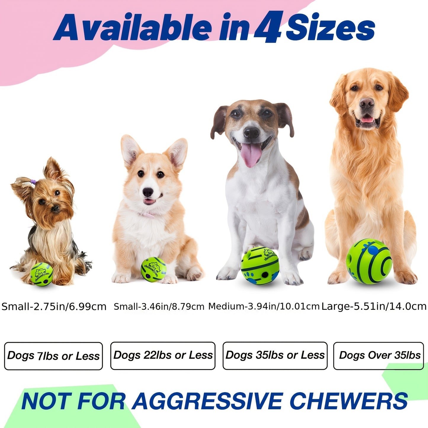 Battery-free Pet Voice Ball Toy for Dog IQ Training