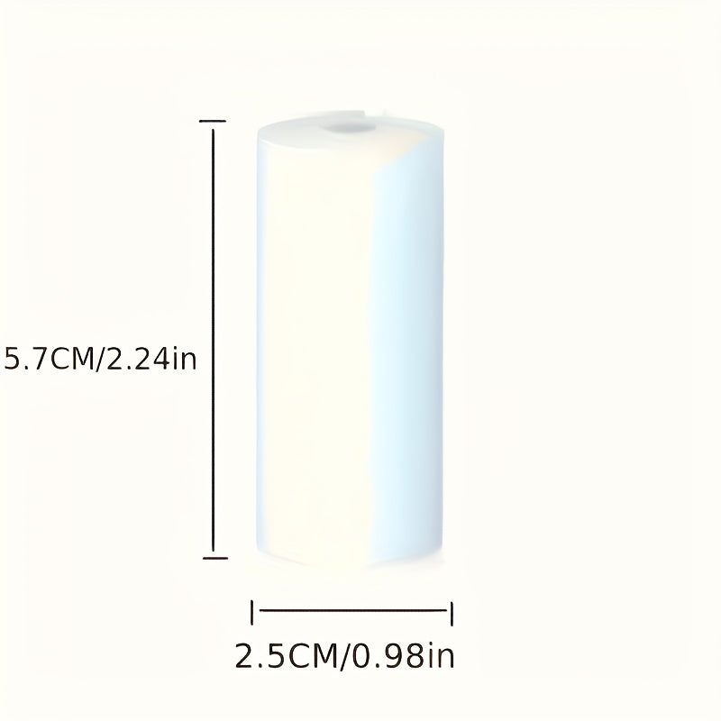 10 rolls of smooth surface 65g thermal printer paper for instant camera photo printing, ink-free and recyclable.