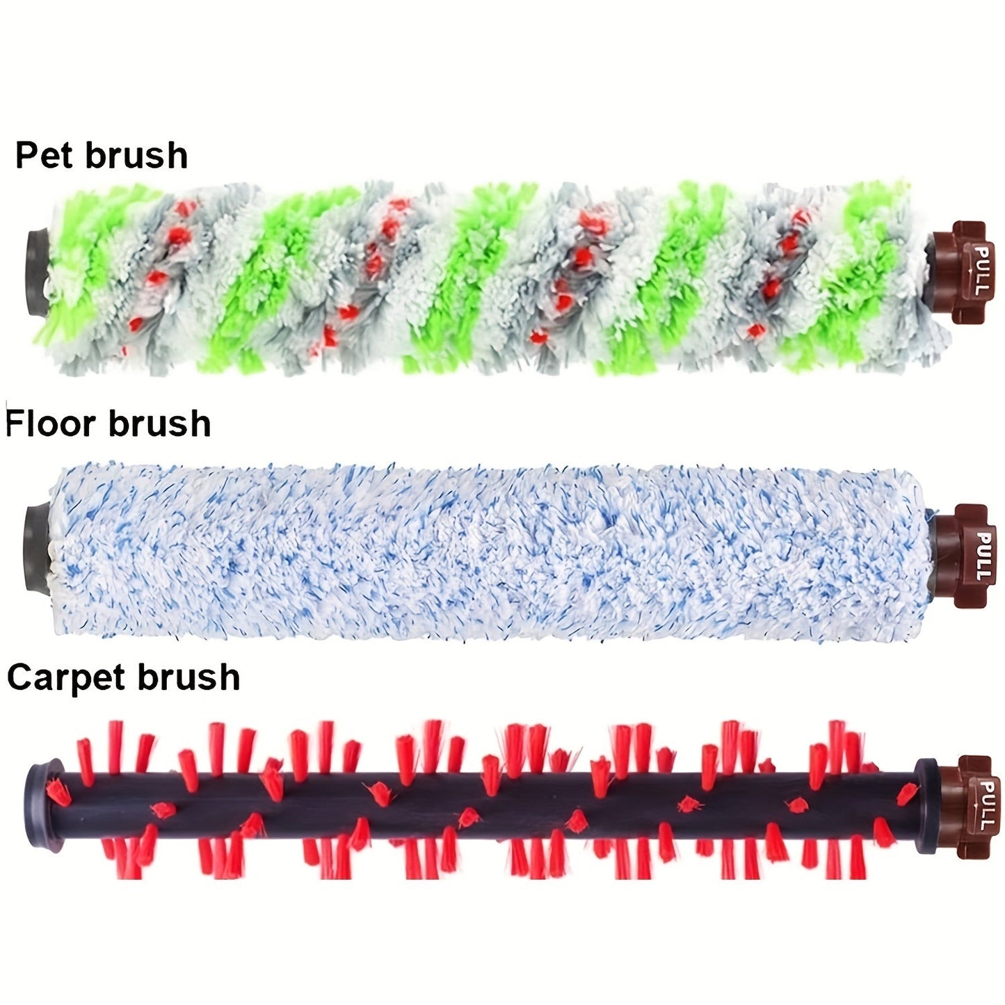 Vacuum Accessory Kit Compatible with Bissell CrossWave & Pet Pro - Includes Multi-Surface Brush Roll & Filter for Wet/Dry Cleaning, Compatible with Models 1866, 1868, 1785, 1926, 2306 Series