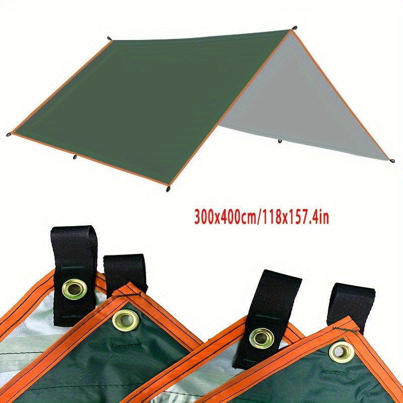 Lightweight garden canopy made of waterproof canvas, suitable for camping, hammocking, and providing sun protection at the beach and outdoors.