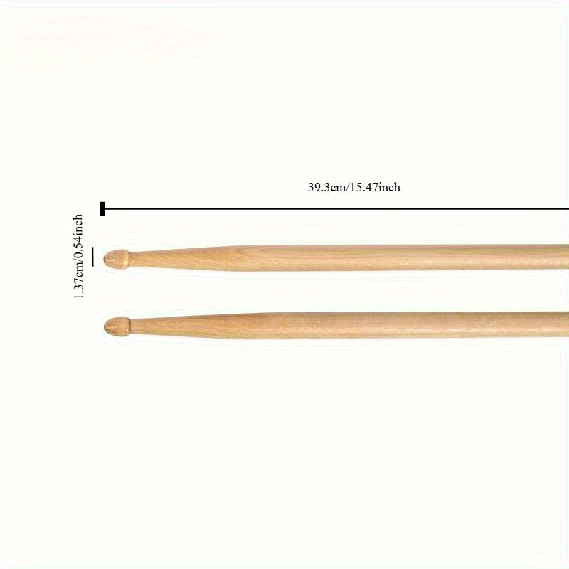 20 pieces of maple drumsticks, including 10 pairs of 5A and 7A practice drumsticks for jazz.