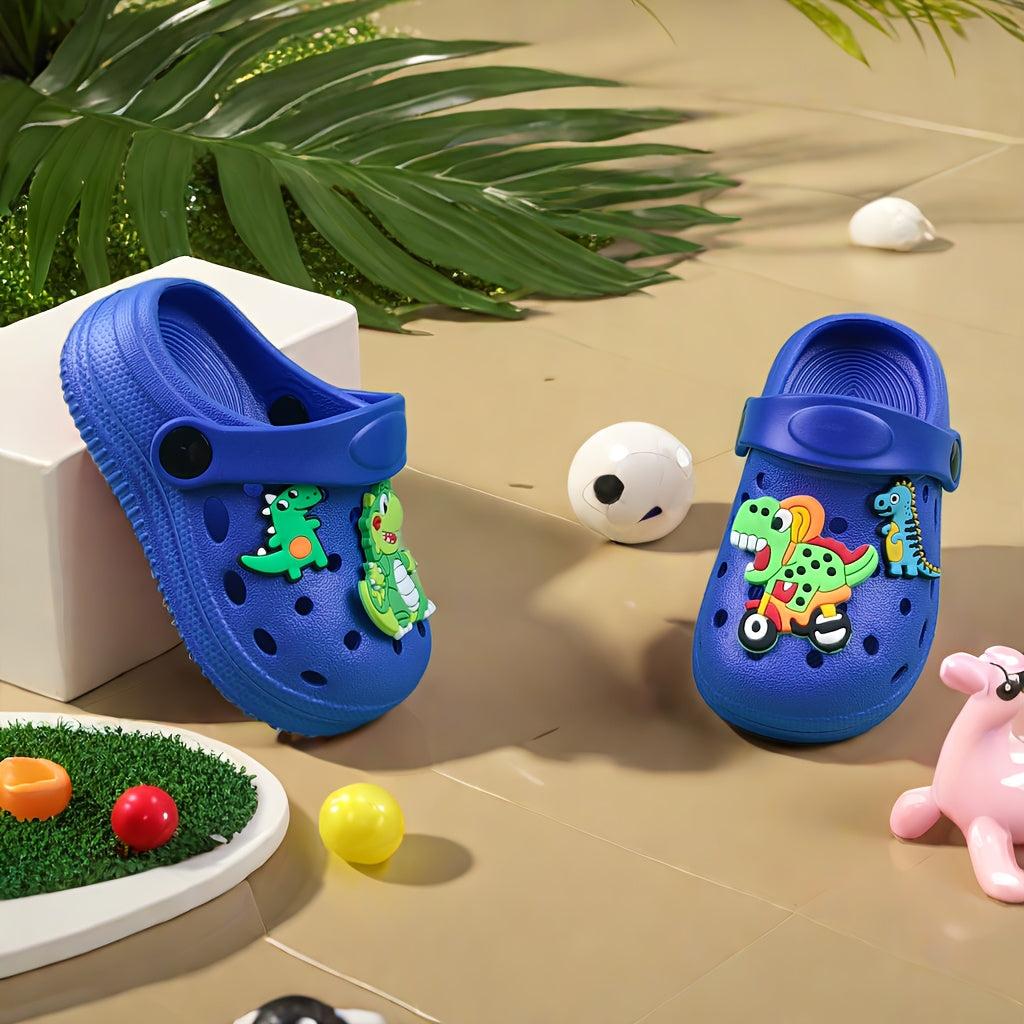 Kids' Summer Clogs - Breathable EVA Sandals with Cartoon Design - Perfect for Indoor/Outdoor wear.