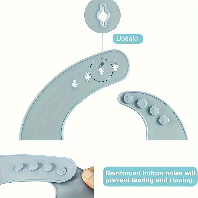 Set of 6 Silicone Feeding Items, Including Suction Bowl, Divided Plate, Self-Feeding Dish, Spoon, Fork, Sippy Cup, Adjustable Bib, and Eating Utensils for Led Weaning.