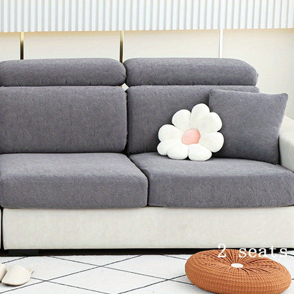 Thick Jacquard sofa cushion cover with elastic-band, perfect furniture protection for bedroom, office, or living room.