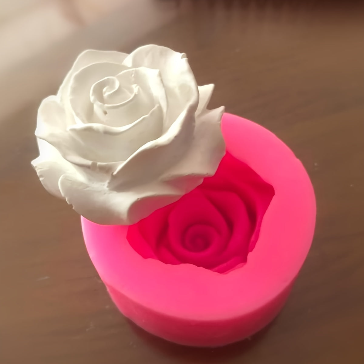 Silicone Mold Set - Rose Flower Design (2 Pieces) for DIY Pudding, Chocolate, Candy, Desserts, Gummy Bears, Handmade Soap, Aromatherapy Candles, Plaster Crafts, Polymer Clay, Ice Cubes, and more. Perfect for Baking and Cake Decorating, a Must-Have for