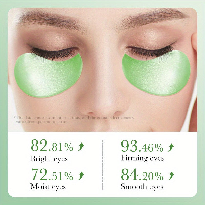 Hypoallergenic eye mask with aloe and collagen for all skin types - firms and moisturizes.