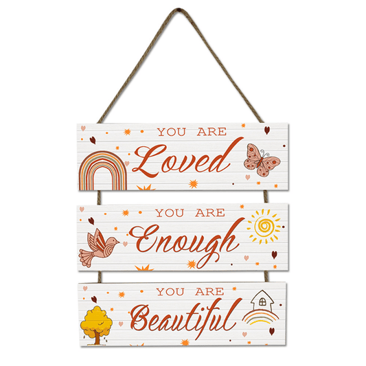 Wooden door sign decoration with a rectangular shape, ideal for adding a classic retro touch to any room in your home, including the living room, bathroom, coffee shop, garden, office, or auditorium. Perfect for wall decoration or as a party accent.